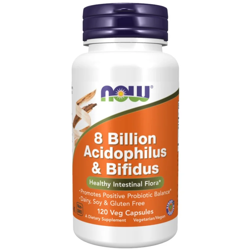 8 Billion Acidophilus & Bifidus / 120 капсули
