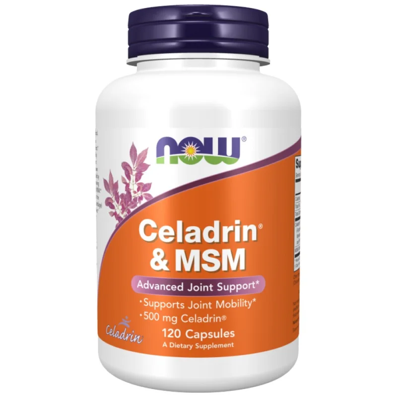 Celadrin & MSM 500 mg (40 дози) / 120 капсули