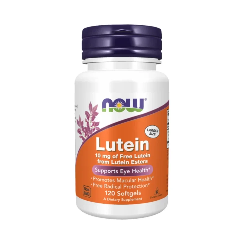 Lutein 10 mg Esters (120 дози) / 120 Гел капсули - NOW