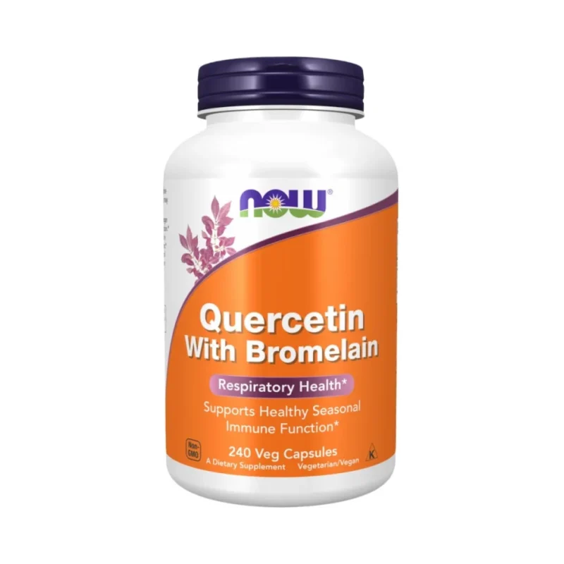 Quercetin with Bromelain (120 дози) / 240 капсули - NOW