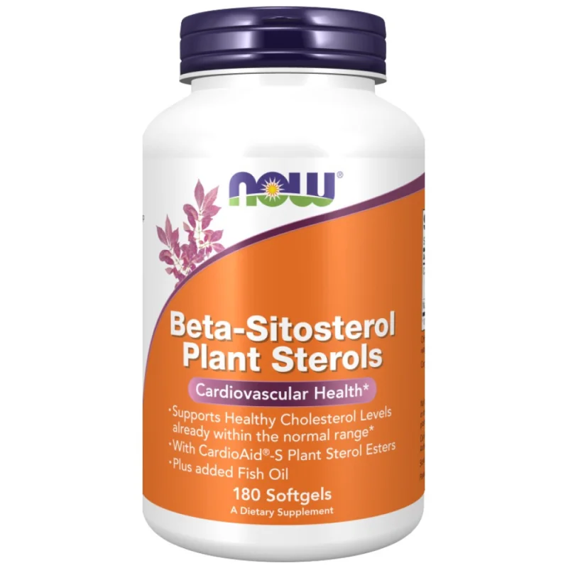 Beta-Sitosterol Plant Sterols (90 дози) / 180 Гел капсули