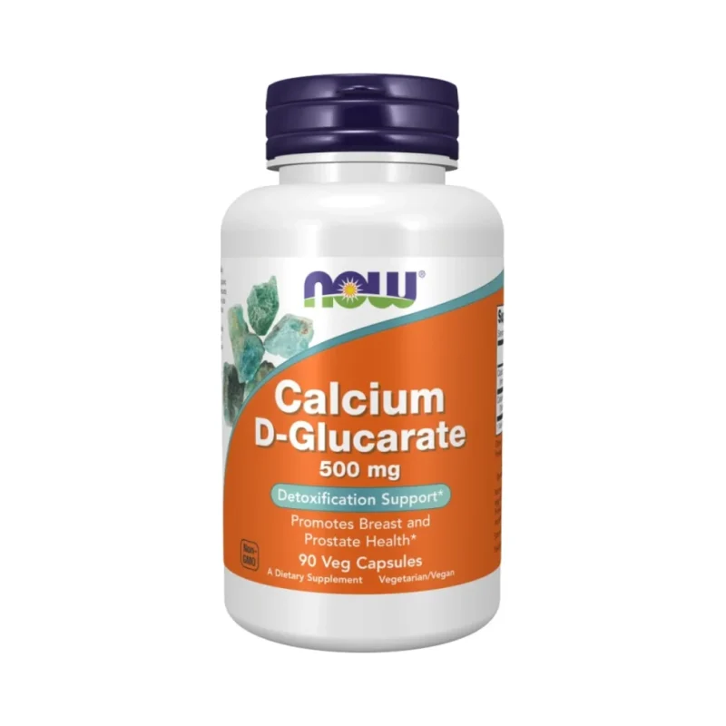 Calcium D-Glucarate 500 mg (90 дози) / 90 капсули - NOW