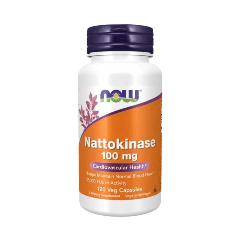Nattokinase 100 mg / 120 капсули - NOW