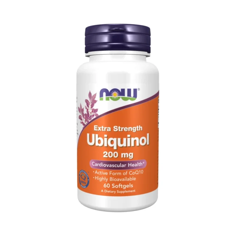 Ubiquinol 200 mg | Extra Strength (60 дози) / 60 Гел капсули - NOW