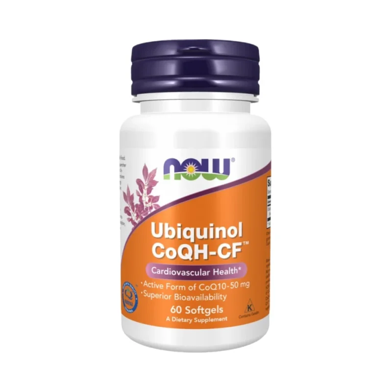 Ubiquinol CoQH-CF™ / 60 Гел капсули - NOW