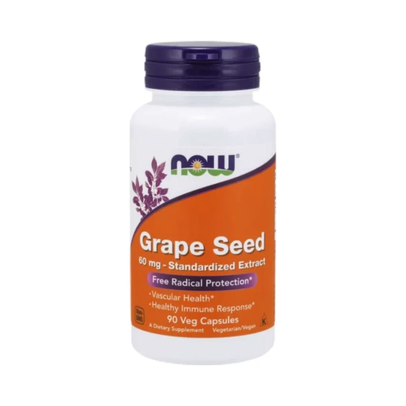 Grape Seed Antioxidant 60 mg / 90 капсули - NOW