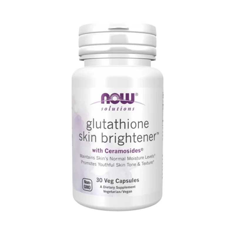 Glutathione Skin Brightener™ | with Ceramosides® (30 дози) / 30 капсули - NOW