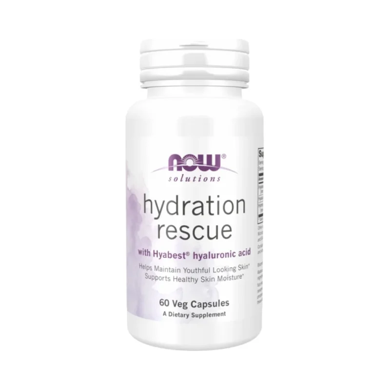 Hydration Rescue | with Hyabest® (30 дози) / 60 капсули - NOW