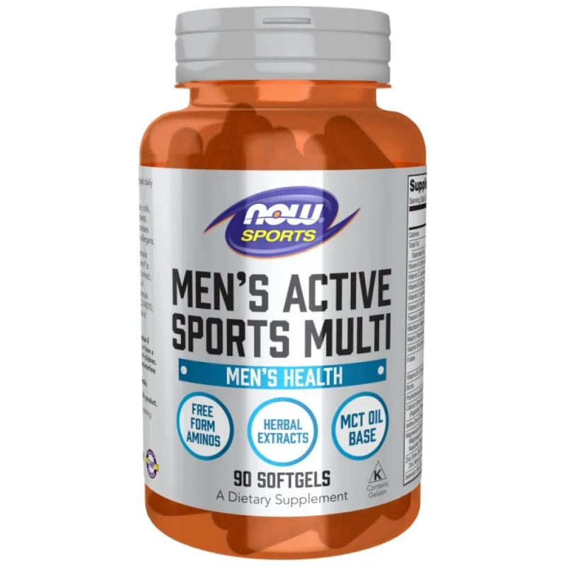 Men's Active Sports Multi (30 дози) / 90 Гел капсули