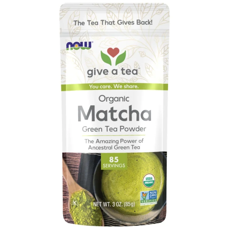 Matcha Green Tea Powder - Organic (85 дози) / 85 грама