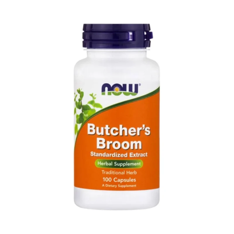 Butcher's Broom (50 дози) / 100 капсули - NOW