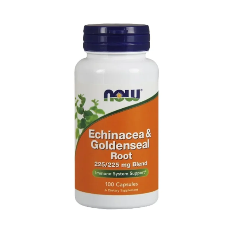 Echinacea & Goldenseal Root (50 дози) / 100 капсули - NOW