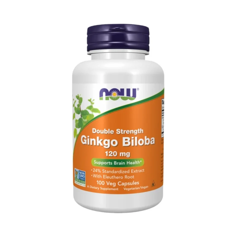 Ginkgo Biloba 120 mg / Double Strength (50 дози) - NOW