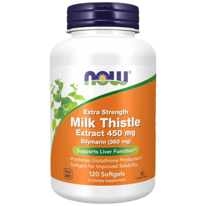 Silymarin Milk Thistle Extract 450 mg / 120 Гел капсули