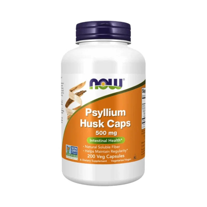Psyllium Husk Caps 500 mg / 200 капсули - NOW
