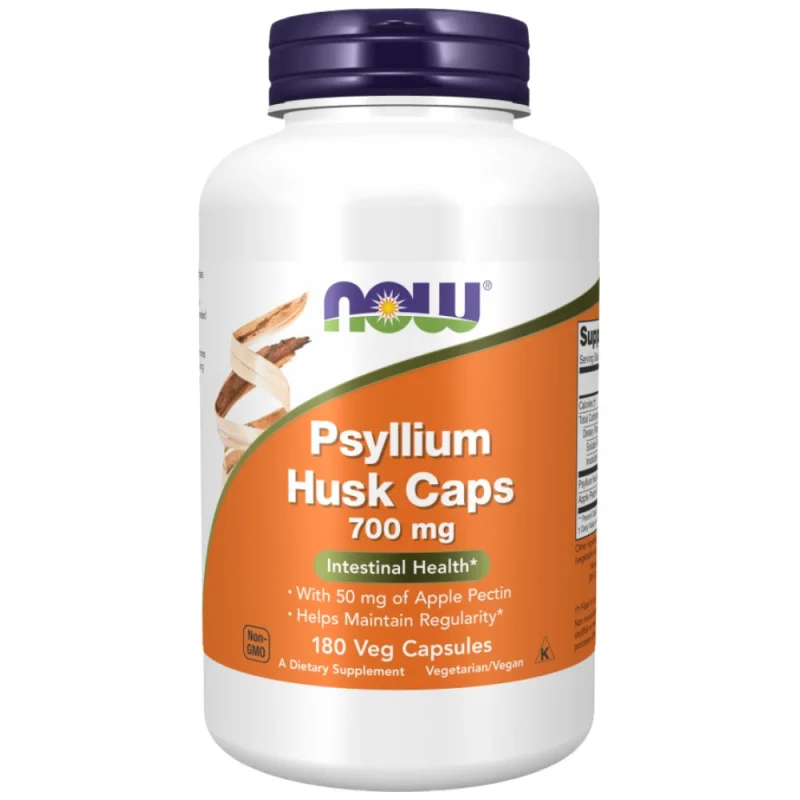 Psyllium Husk 700 mg | with Apple Pectin (90 дози) / 180 капсули