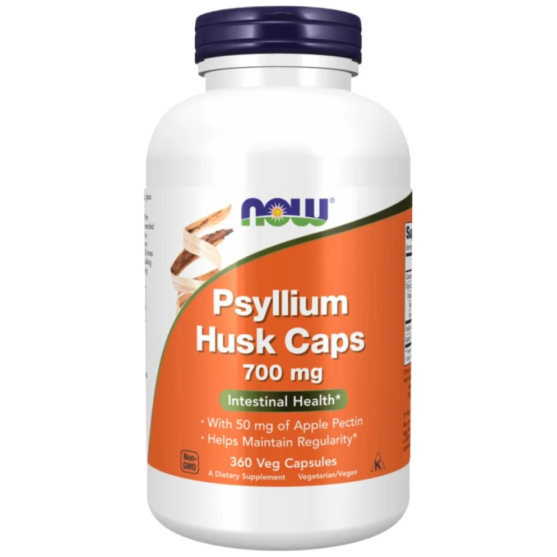 Psyllium Husk 700 mg | with Apple Pectin (180 дози) / 360 капсули