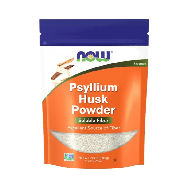Psyllium Husk Powder / Organic (76 дози) / 680 грама - NOW