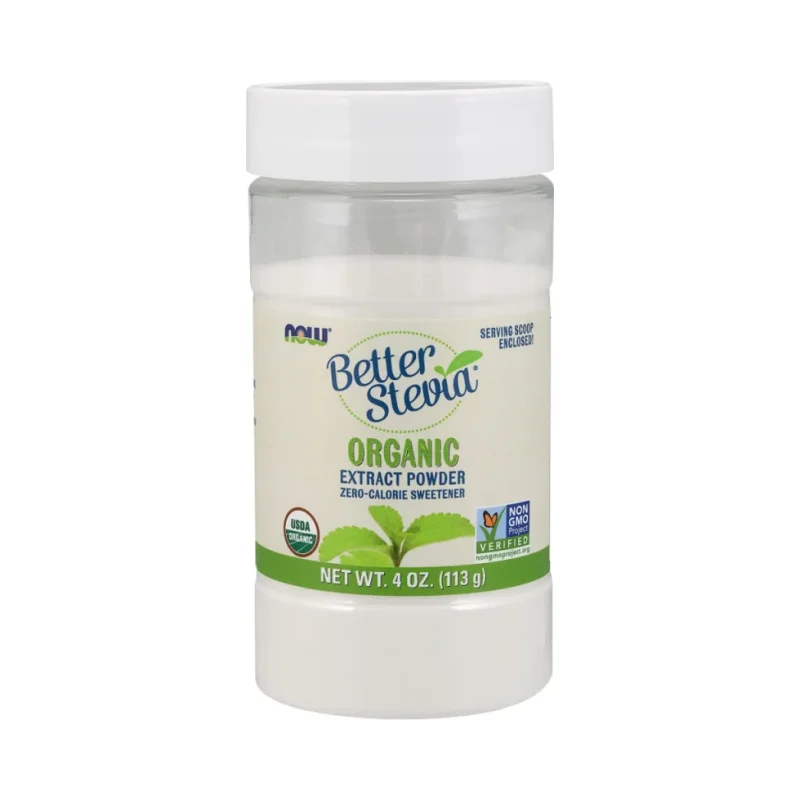 Better Stevia® Extract Powder | Organic / 113 грама - NOW