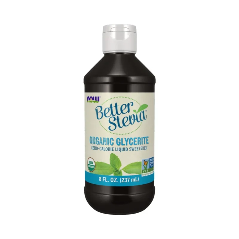 Better Stevia® Liquid | Glycerite / 237 мл - NOW