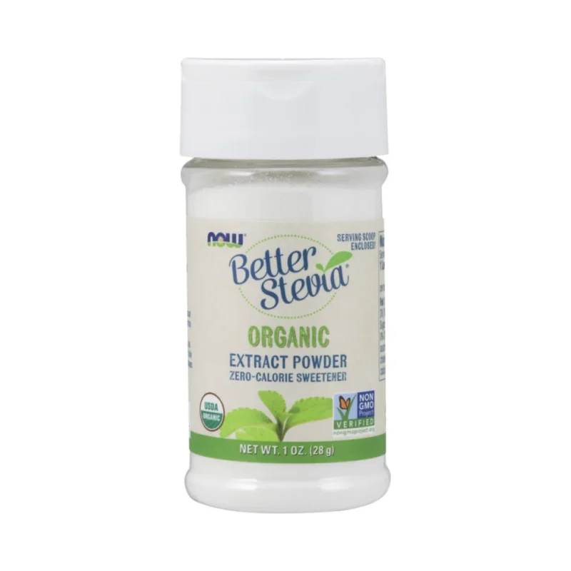 Better Stevia® Extract Powder | Organic / 28 грама - NOW