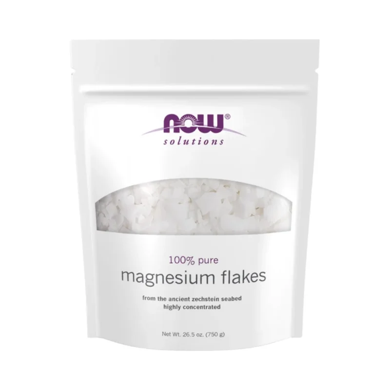 100% Pure Magnesium Flakes / 750 грама - NOW