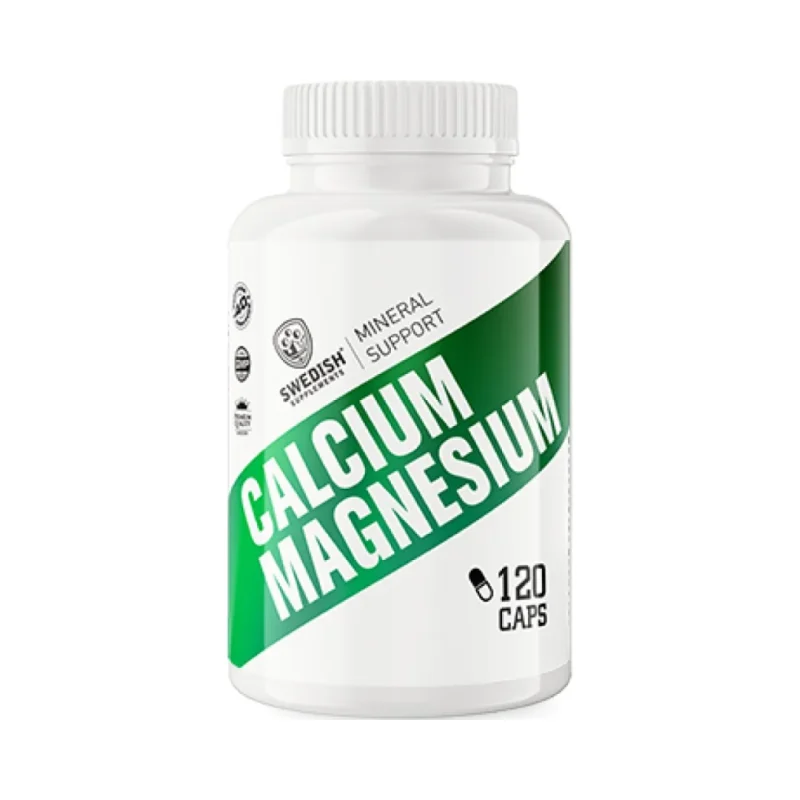 Calcium + Magnesium / 120 капсули, 40 дози - SWEDISH Supplements