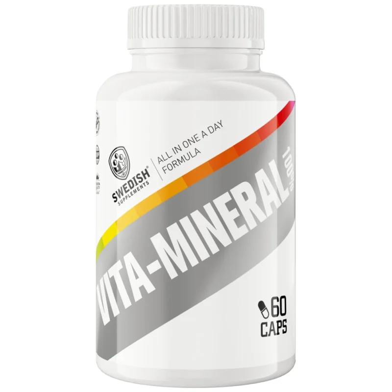 100% Vita Mineral / All in One a Day Formula / 60 капсули, 60 дози