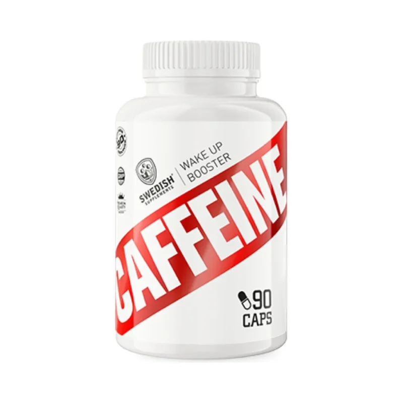 Caffeine 200 mg / 90 капсули, 90 дози - SWEDISH Supplements