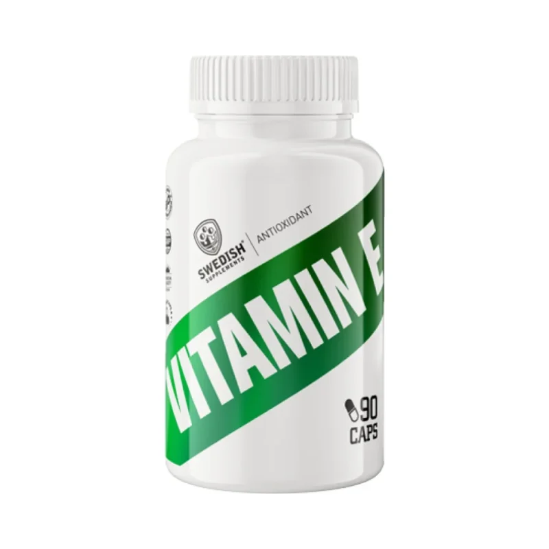 Vitamin E 400 IU | with MCT Oil / 60 капсули, 60 дози - SWEDISH Supplements