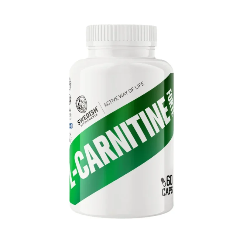 L-Carnitine Forte / Carnipure® + Acetyl / 60 капсули, 30 дози - SWEDISH Supplements