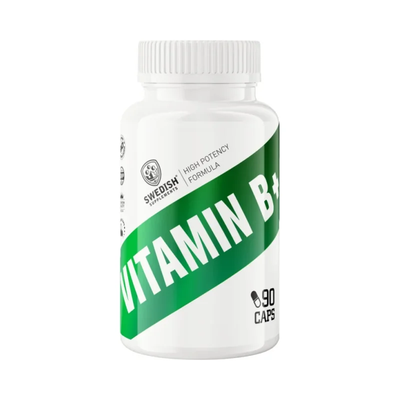 Vitamin B+ Complex / 90 капсули, 90 дози - SWEDISH Supplements