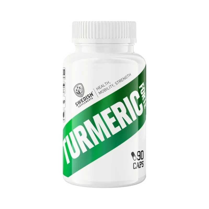 Turmeric Forte 500 mg | 95% Curcumin Extract with Black Pepper / 90 капсули - SWEDISH Supplements