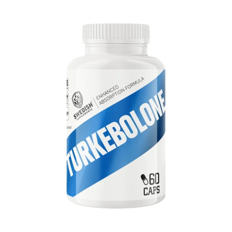 Turkebolone | Turkesterone 500 mg with BioPerine® / 60 капсули, 60 дози - SWEDISH Supplements