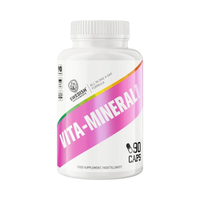VitaMineral Woman | All In One Formula (90 дози) / 90 капсули - SWEDISH Supplements