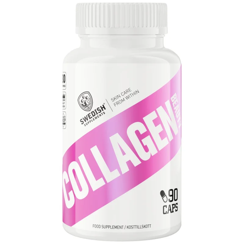 Collagen Beauty | Collagen Peptides with Hyaluronic Acid & Vitamin C (30 дози) / 90 капсули