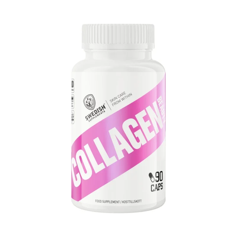 Collagen Beauty | Collagen Peptides with Hyaluronic Acid & Vitamin C (30 дози) / 90 капсули - SWEDISH Supplements