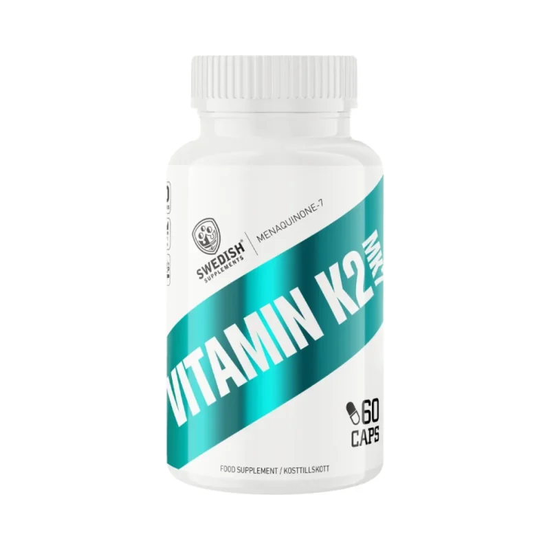 Vitamin K2 MK-7 200 mcg (60 дози) / 60 капсули - SWEDISH Supplements