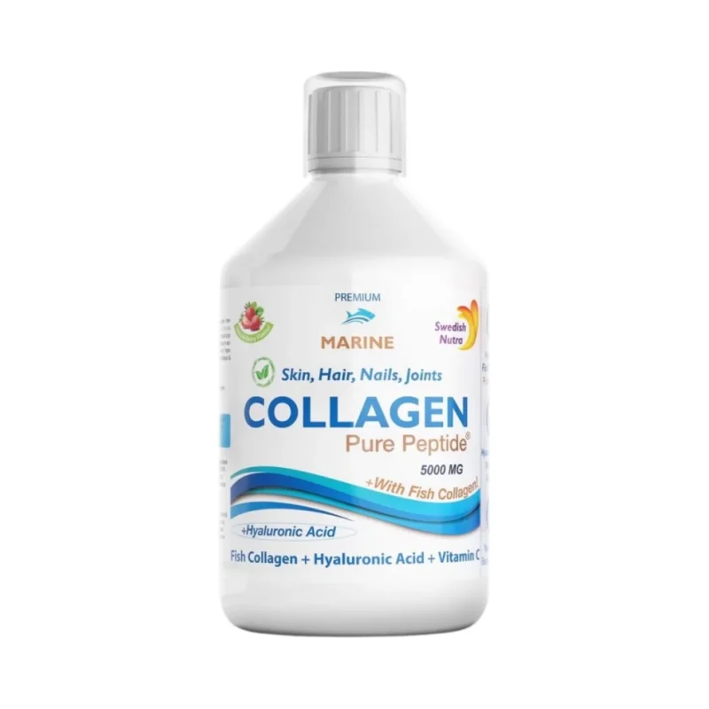 Fish Collagen 5 000 mg | with Hyaluronic Acid + Vitamin C / 500 мл, 33 дози - Swedish Nutra