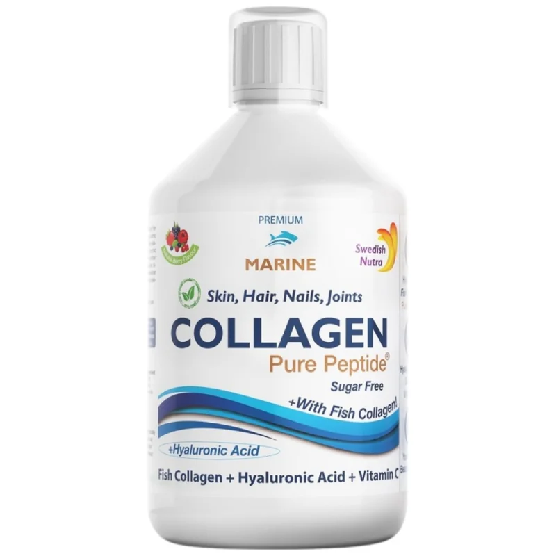 Fish Collagen 10 000 mg | with Hyaluronic Acid + Vitamin C / 500 мл, 20 дози