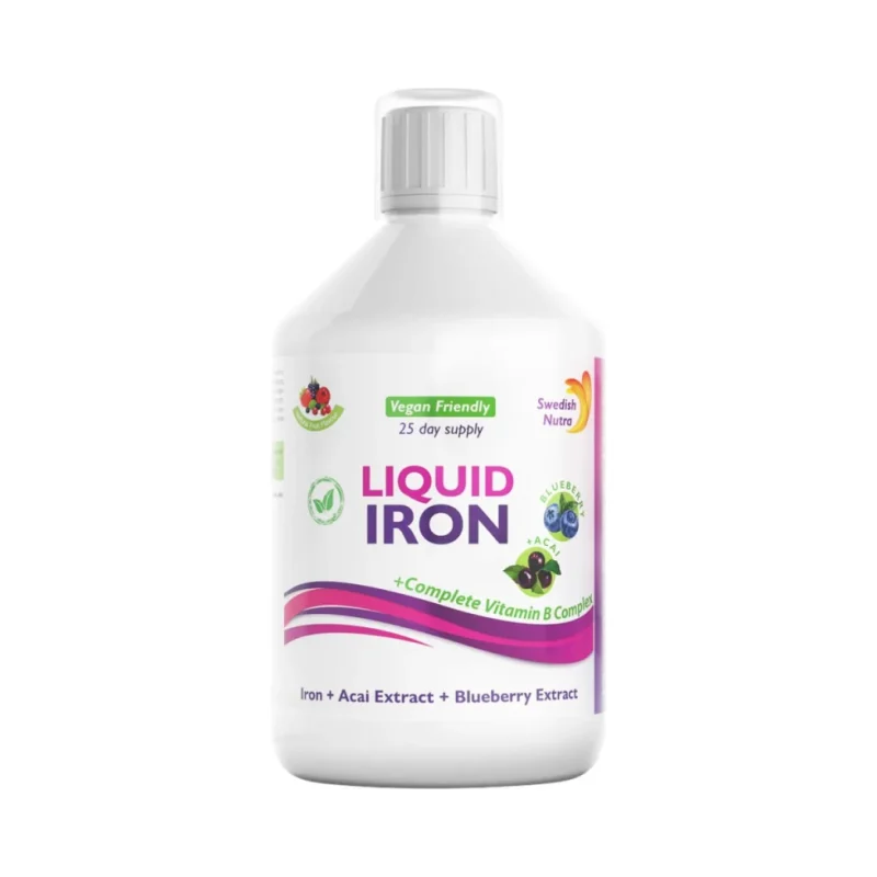 Liquid Iron + B-Complex / 500 мл, 25 дози - Swedish Nutra