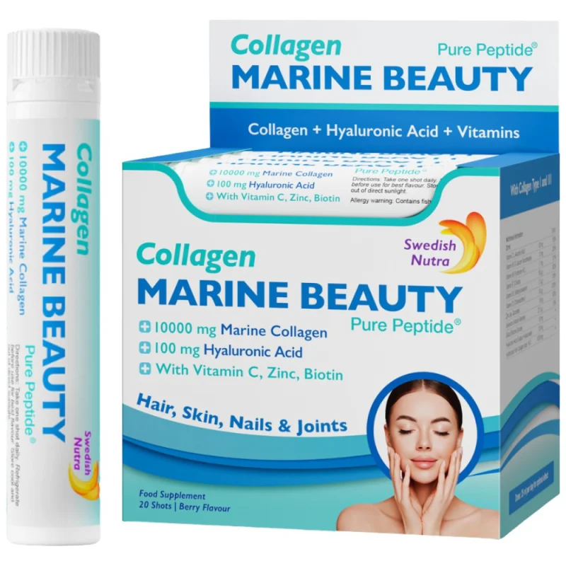 Collagen Marine Beauty | added Vitamin C, Zinc, Biotin and Hyaluronic Acid / 25 мл / 20 x 25 мл