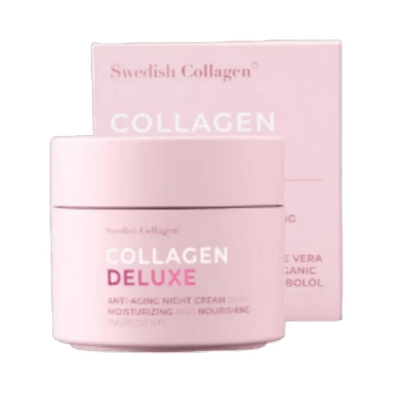 Collagen Deluxe Anti Aging Night Cream / 50 мл - Swedish Collagen