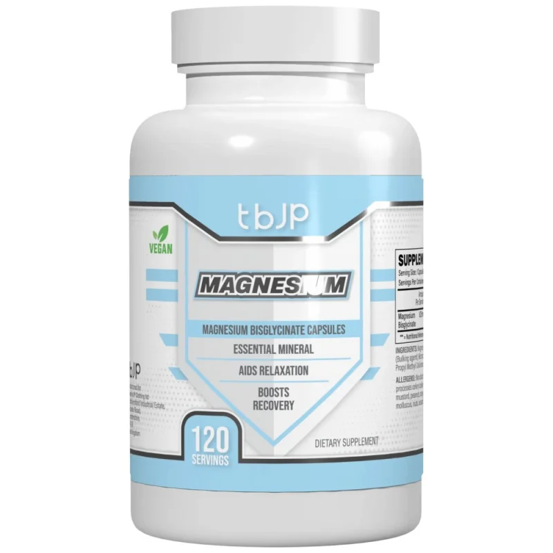 JP Magnesium | as Magnesium Bisglycinate / 120 капсули, 120 дози​