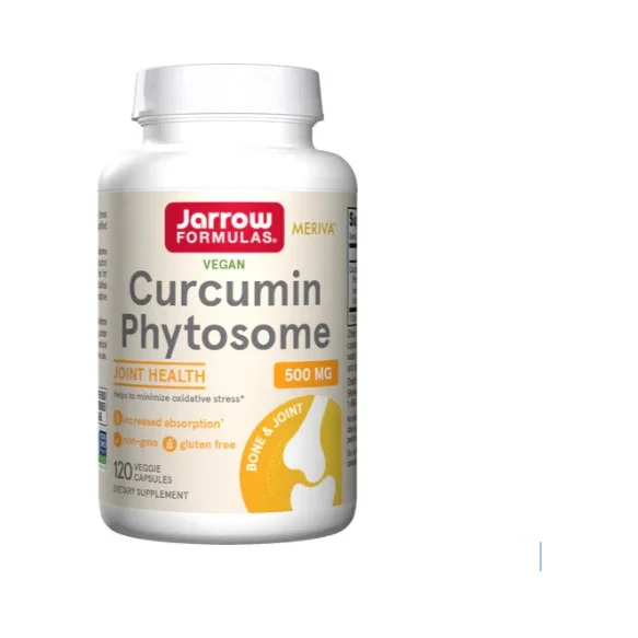 Curcumin Phytosome 500mg - Куркумин, Разфасовка 120 caps - Jarrow Formulas