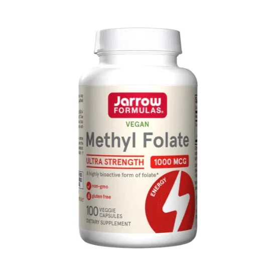 Methyl Folate 1000mcg - Фолат, Разфасовка 100 caps - Jarrow Formulas