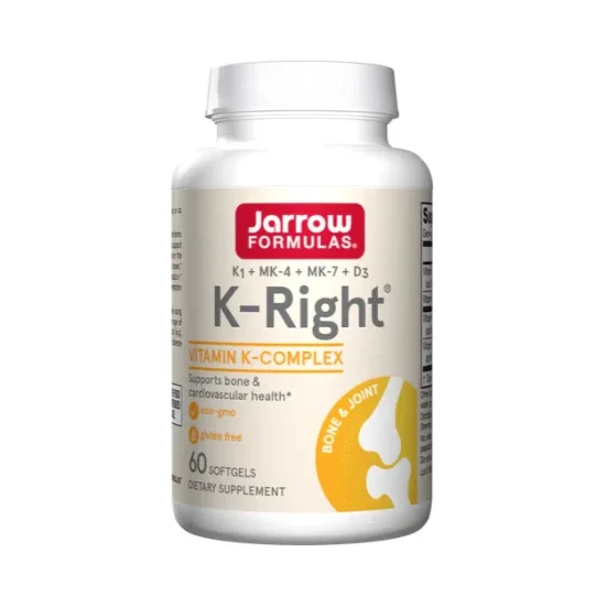 K-Right - Vitamin K Complex - Витамин К, Разфасовка 60 sgels - Jarrow Formulas