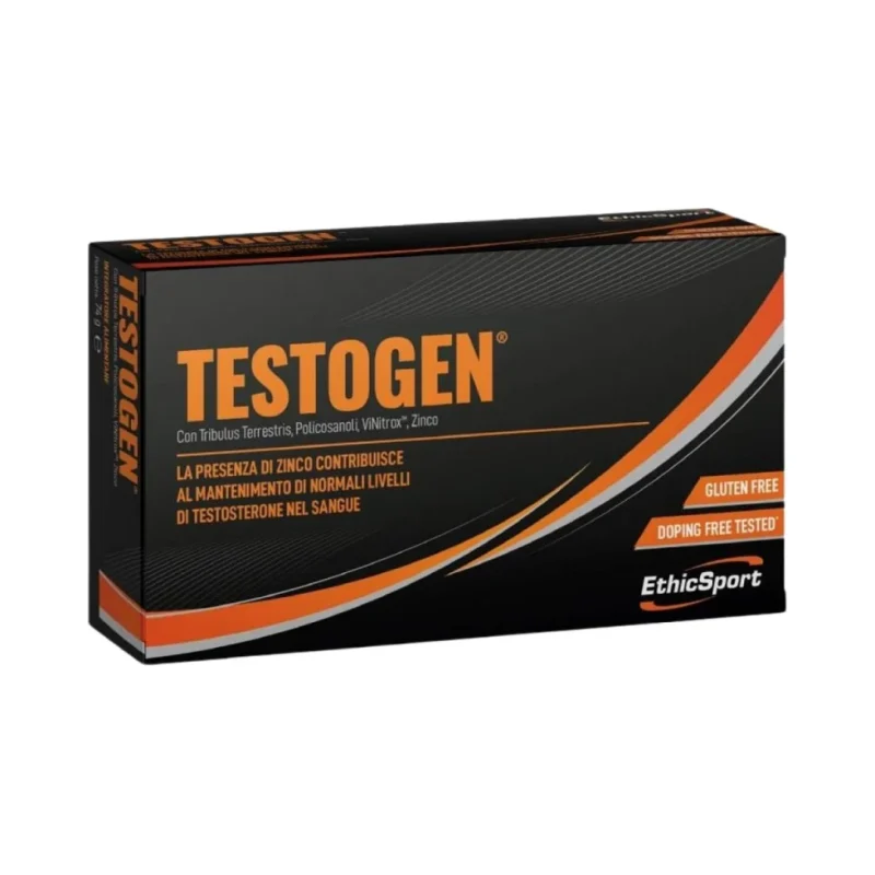 TESTOGEN | Natural Testosterone Support / 60 Таблетки, 30 дози / 120 капсули - EthicSport