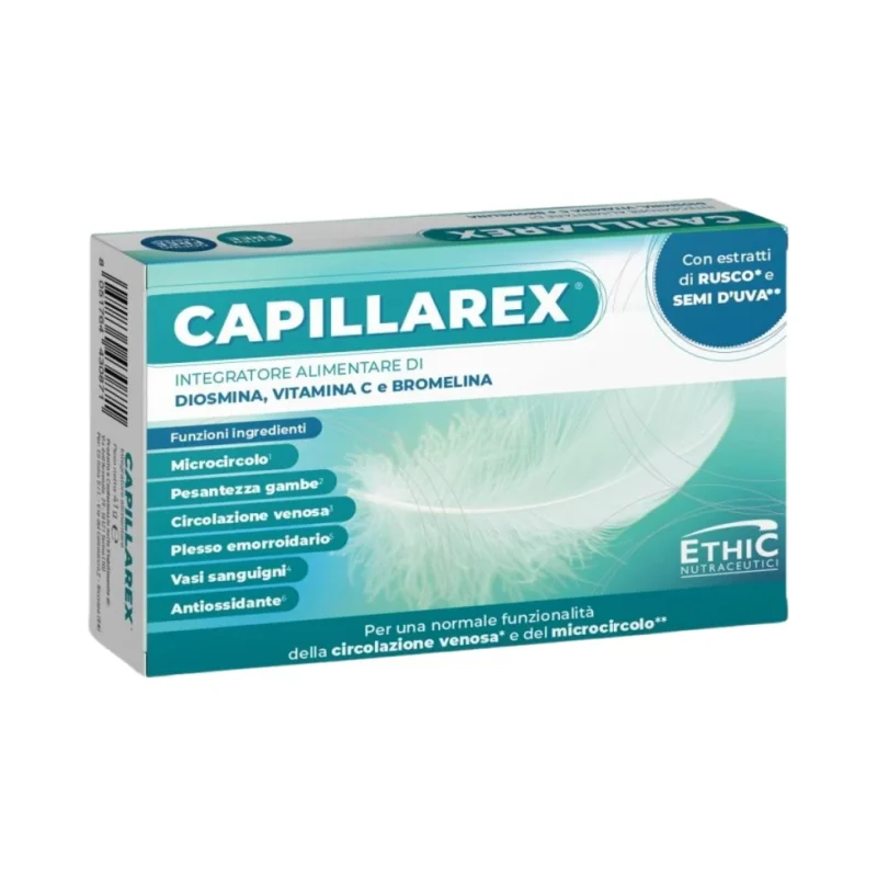 CAPILLAREX | Blood Vessels Support / 30 Таблетки, 15 дози - EthicSport
