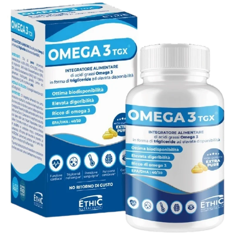 OMEGA 3TGX | with 70% Omega-3 / 60 Гел капсули, 20 дози